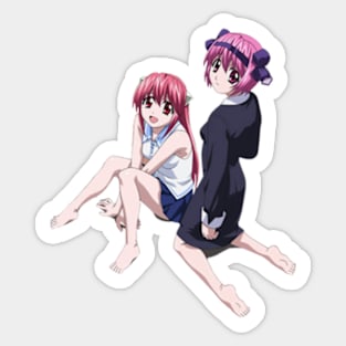 Lucy and Nana Sticker